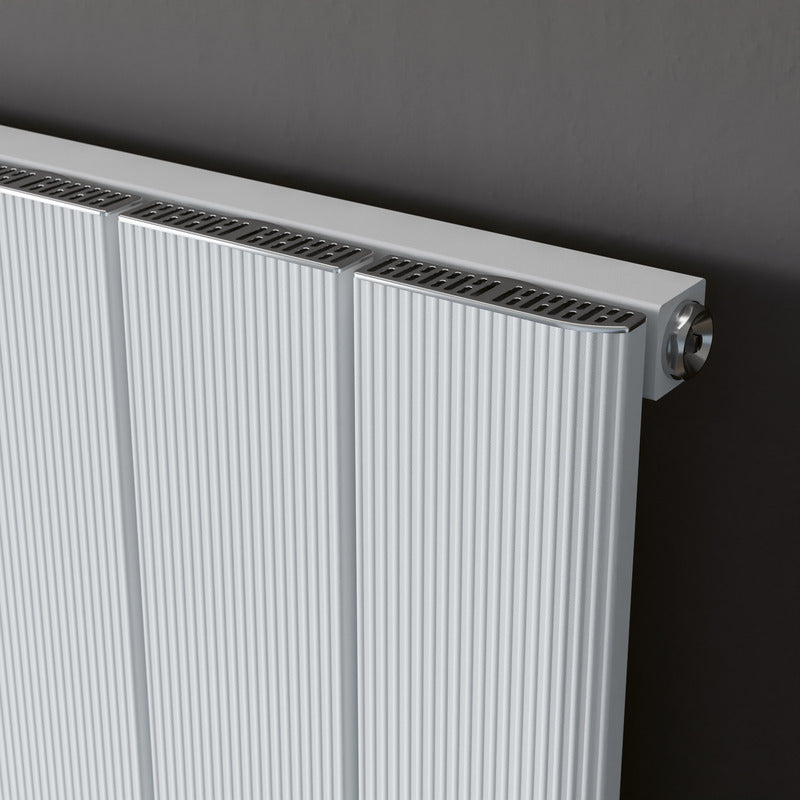 Eucotherm Polaris Aluminium Vertical Radiator (2 colour, 2 sizes) - Brand New Bathrooms