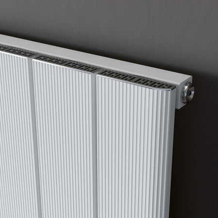 Eucotherm Polaris Aluminium Vertical Radiator (2 colour, 2 sizes) - Brand New Bathrooms