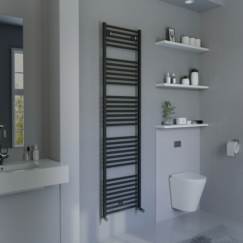 Eucotherm Primo Tube Towel Radiator (3 sizes, 2 colours) - Brand New Bathrooms