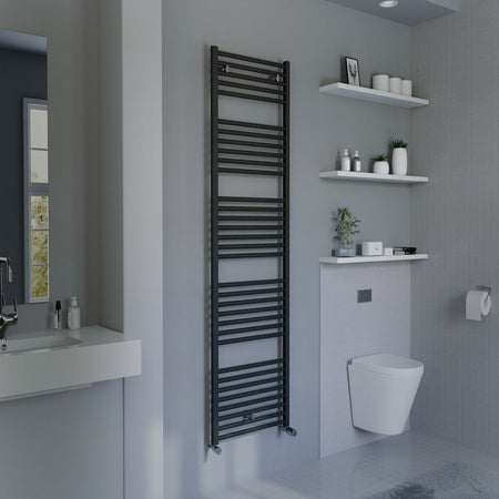 Eucotherm Primo Tube Towel Radiator (3 sizes, 2 colours) - Brand New Bathrooms