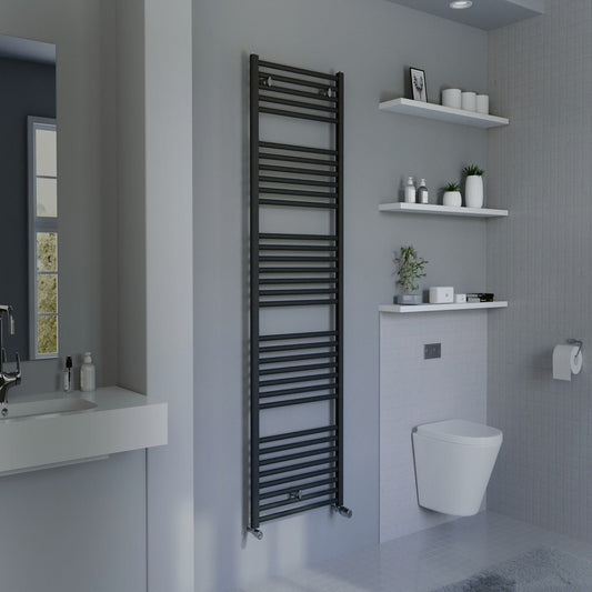 Eucotherm Primo Tube Towel Radiator (3 sizes, 2 colours) - Brand New Bathrooms