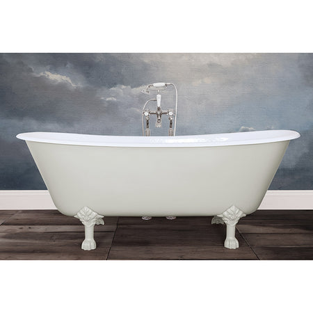 Hurlingham Prior Double Ended Cast Iron Clawfoot Bathtub (1 size, any colour) - Brand New Bathrooms