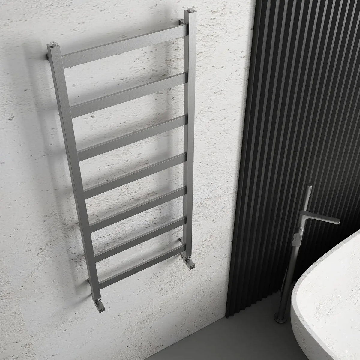 Carisa Quadrata Stainless Steel Towel Radiator (3 Sizes) - Brand New Bathrooms