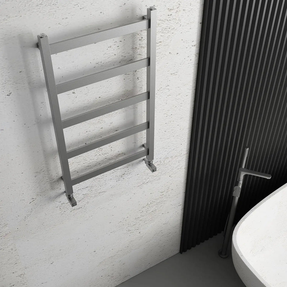 Carisa Quadrata Stainless Steel Towel Radiator (3 Sizes) - Brand New Bathrooms
