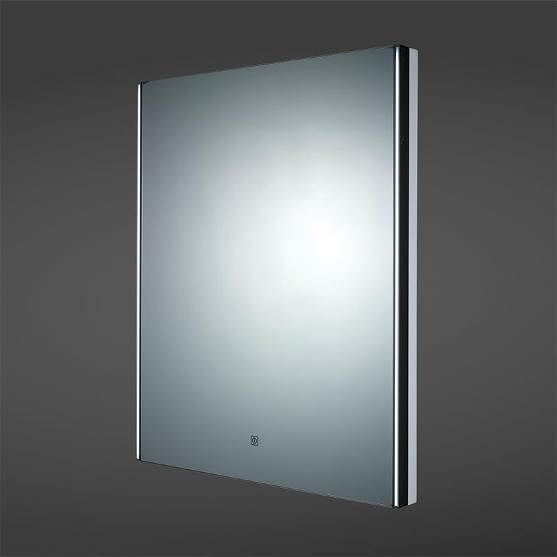 RAK Ceramics Resort LED Mirror with Demister Pad and Shaver Socket (3 sizes, Mirror) - Brand New Bathrooms