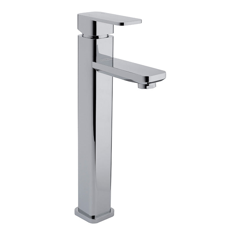 RAK Ceramics Resort Tall Mono Basin Mixer Tap (No Waste) (1 size, Chrome) - Brand New Bathrooms