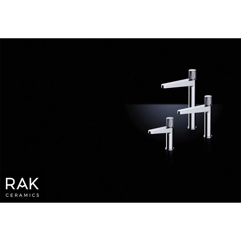 RAK Ceramics Amalfi Mid Height Basin Mixer Tap (1 size, 4 colours) - Brand New Bathrooms