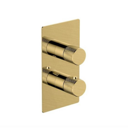 RAK Ceramics Amalfi Outlet 2 Handle Thermostatic Concealed Shower Valve (1 size, 2 styles, 4 colours) - Brand New Bathrooms