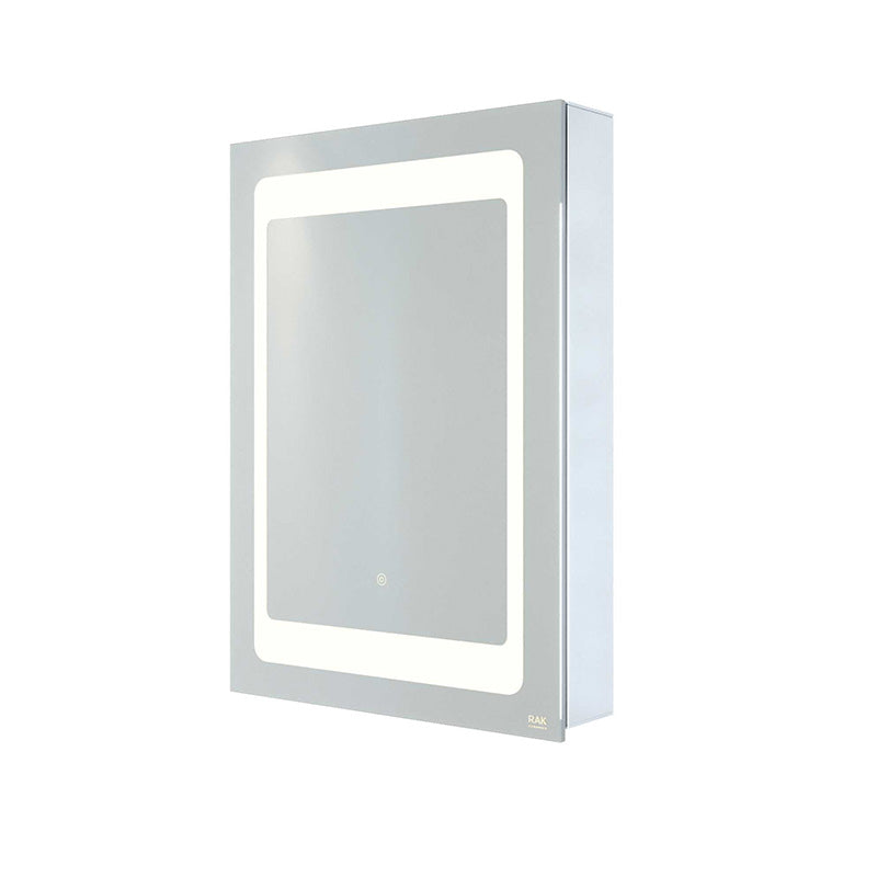 RAK Ceramics Aphrodite LED Illuminated Mirrored Recessable Cabinet w/demister Shavers Socket and Infra Red Switch (3 sizes, Mirror) - Brand New Bathrooms