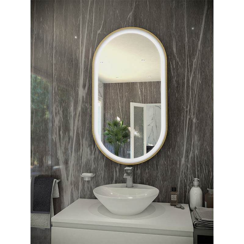 RAK Ceramics Art Oval LED Mirror (2 sizes, 4 colours) - Brand New Bathrooms