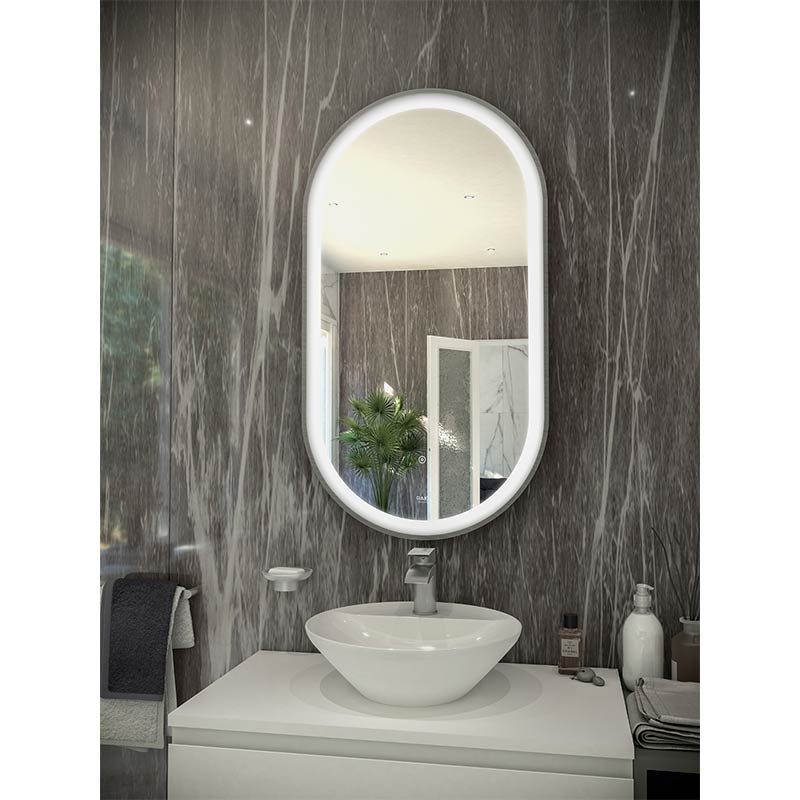 RAK Ceramics Art Oval LED Mirror (2 sizes, 4 colours) - Brand New Bathrooms