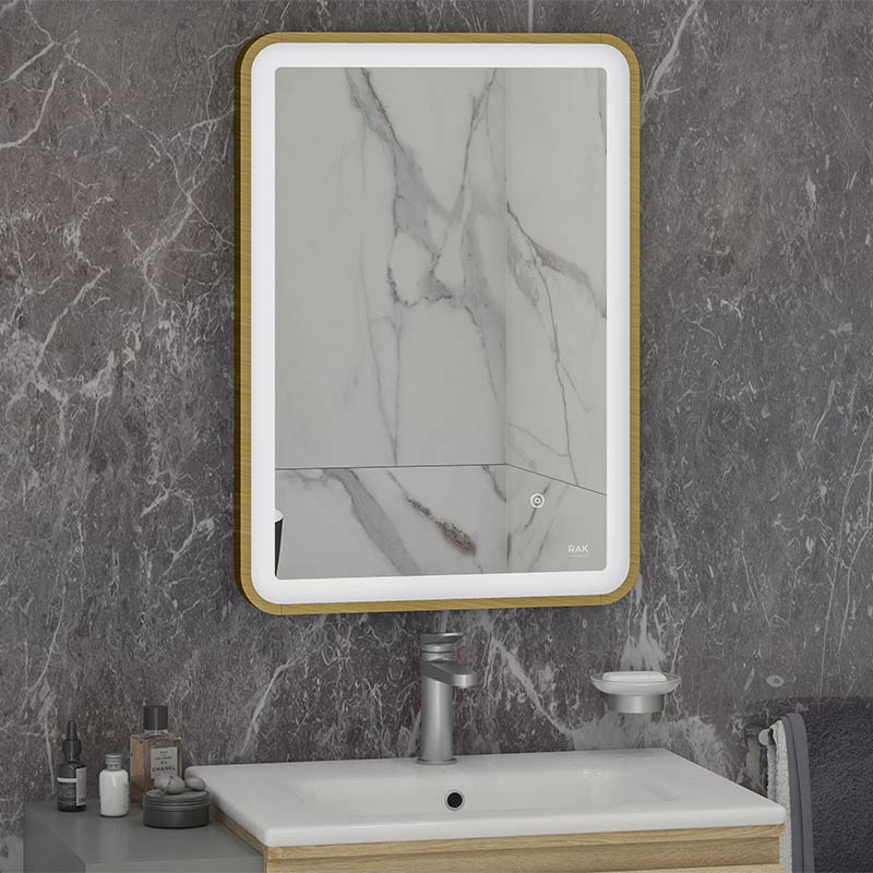 RAK Ceramics Art Soft LED Illuminated Mirror (4 sizes, 4 colours) - Brand New Bathrooms
