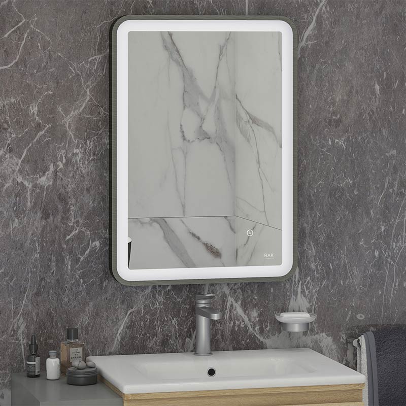 RAK Ceramics Art Soft LED Illuminated Mirror (4 sizes, 4 colours) - Brand New Bathrooms