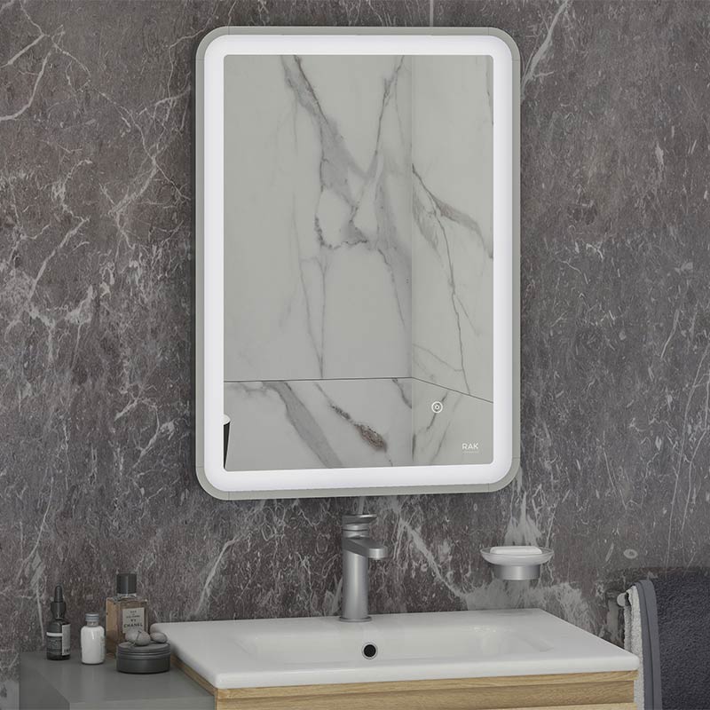 RAK Ceramics Art Soft LED Illuminated Mirror (4 sizes, 4 colours) - Brand New Bathrooms