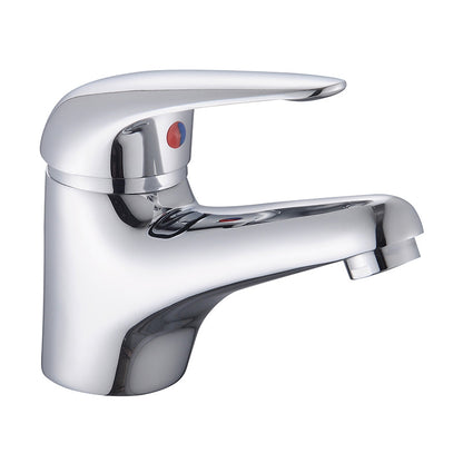 RAK Ceramics Basic Monobloc Basin Mixer Tap & Click Clack Waste (1 size, Chrome) - Brand New Bathrooms