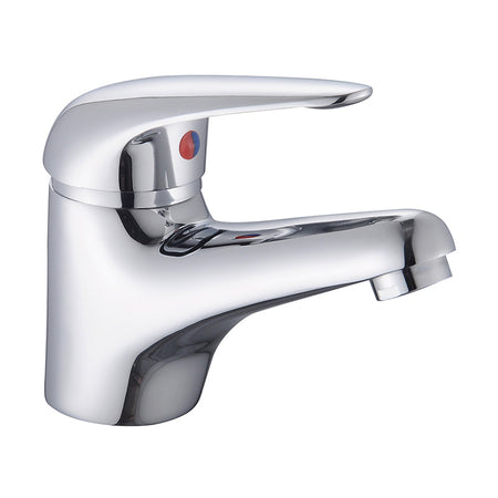 RAK Ceramics Basic Monobloc Basin Mixer Tap & Click Clack Waste (1 size, Chrome) - Brand New Bathrooms