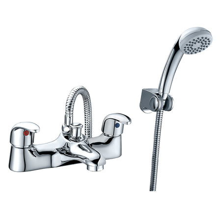 RAK Ceramics Basic Bath Shower Mixer (1 size, Chrome) - Brand New Bathrooms