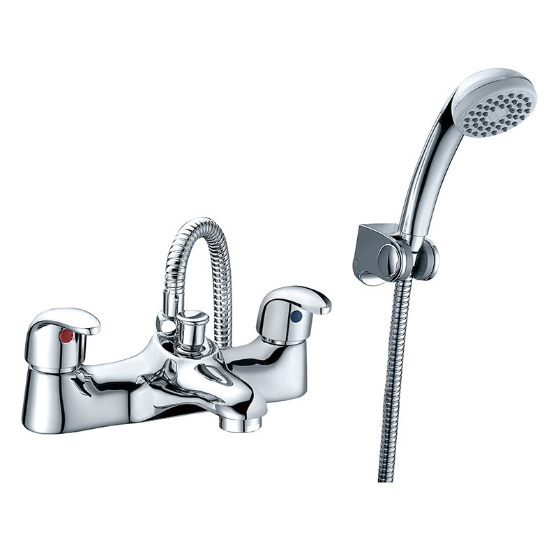 RAK Ceramics Basic Bath Shower Mixer (1 size, Chrome) - Brand New Bathrooms