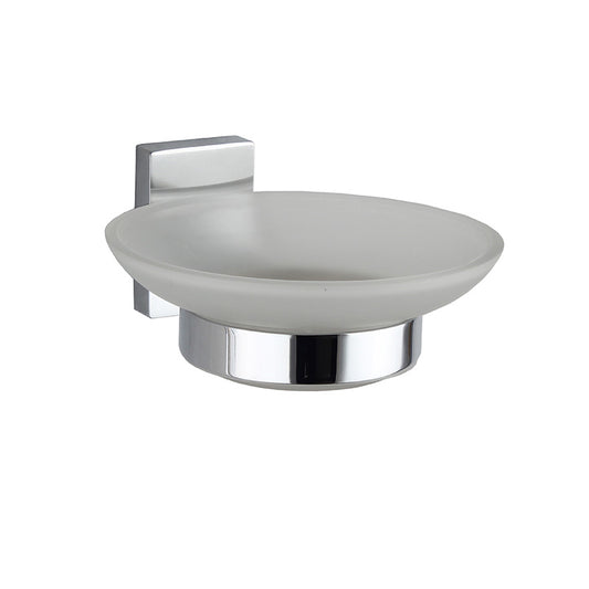 RAK Ceramics Resort Glass Soap Dish (Chrome) - Brand New Bathrooms