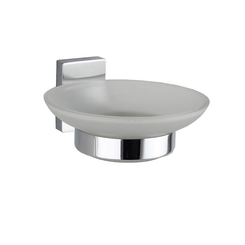 RAK Ceramics Resort Glass Soap Dish (Chrome) - Brand New Bathrooms