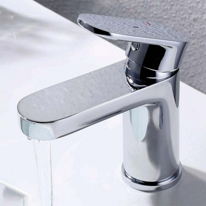 RAK Ceramics Compact Eco Round Mono Basin Tap (1 size, Chrome) - Brand New Bathrooms