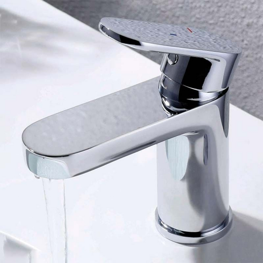RAK Ceramics Compact Eco Round Mono Basin Tap (1 size, Chrome) - Brand New Bathrooms