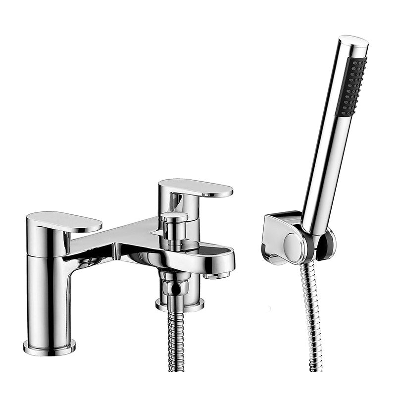 RAK Ceramics Compact Round Bath Shower Mixer (1 size, Chrome) - Brand New Bathrooms