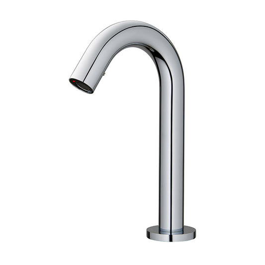 RAK Ceramics Compact Commercial Tall Sensor Curved Basin Tap (1 size, Chrome) - Brand New Bathrooms