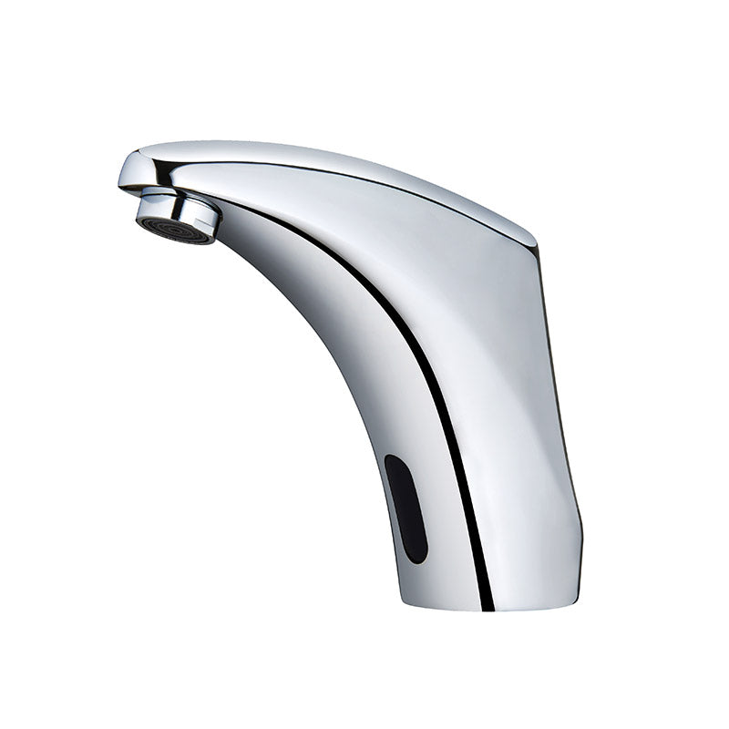 RAK Ceramics Compact Commercial Modern Deck Mounted Sensor Basin Tap (1 size, Chrome) - Brand New Bathrooms