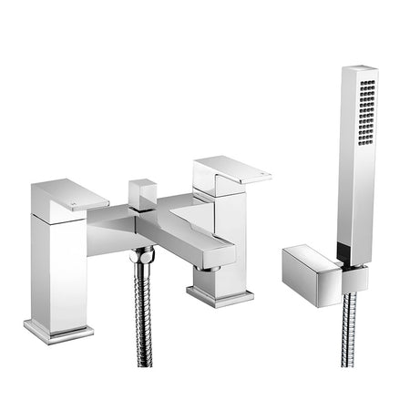 RAK Ceramics Cubis Bath Shower Mixer (1 size, Chrome) - Brand New Bathrooms