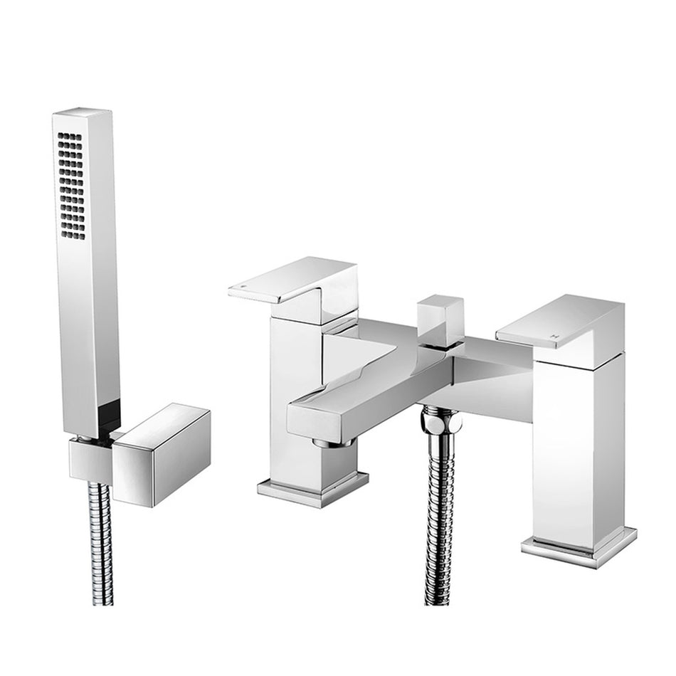 RAK Ceramics Cubis Bath & Shower Mixer (1 size, Chrome)