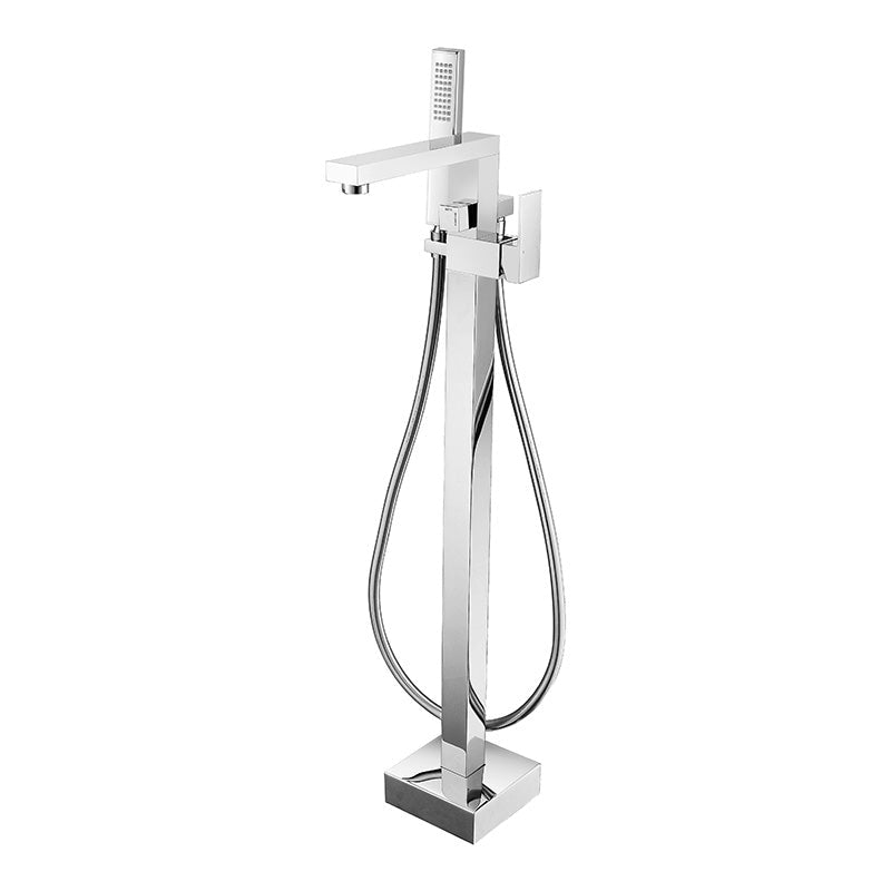 RAK Ceramics Cubis Freestanding Bath Shower Mixer (1 size, Chrome) - Brand New Bathrooms