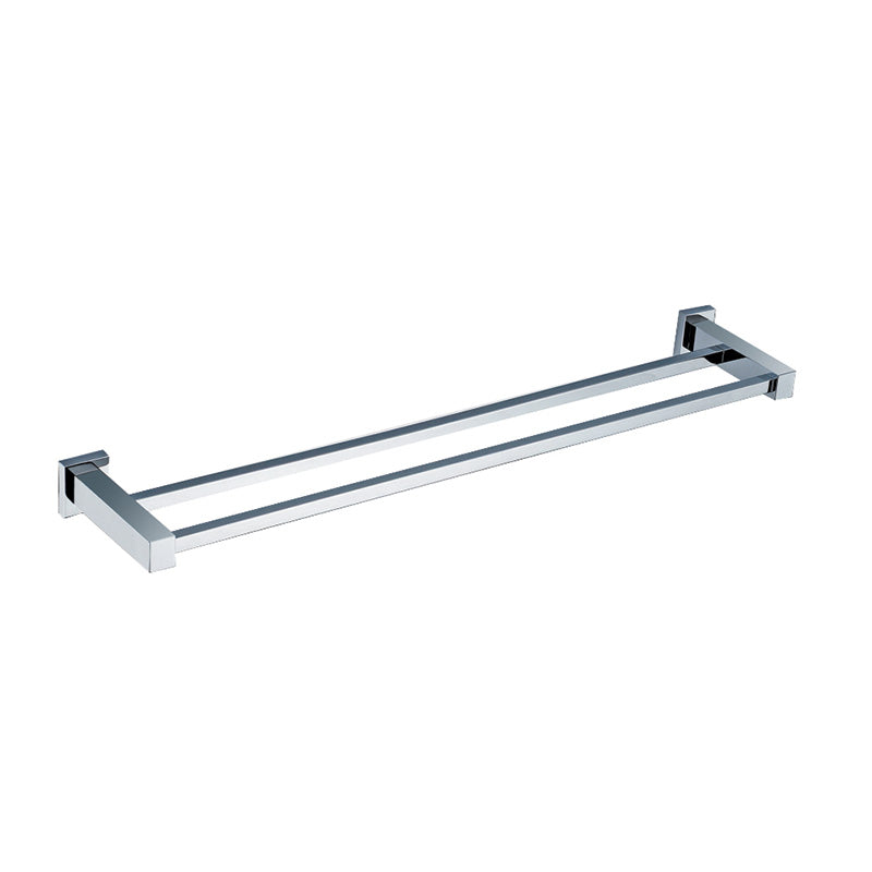 RAK Ceramics Cubis Double Towel Rail (1 size, 2 colours) - Brand New Bathrooms