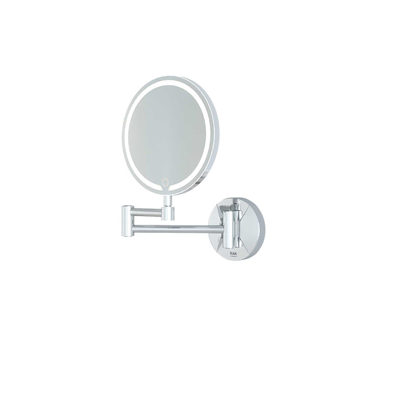 RAK Ceramics Demeter LED Illuminated 3x Magnifying Mirror w/touch Sensor Switch (2 sizes, 2 styles, Mirror) - Brand New Bathrooms