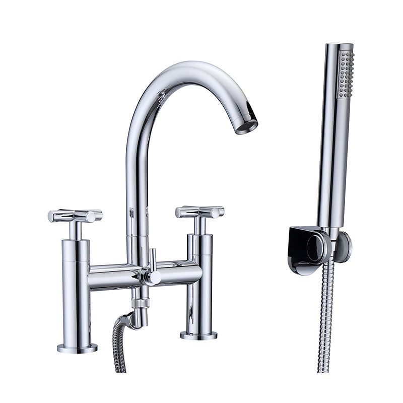 RAK Ceramics Ella Bath Shower Mixer (1 size, Chrome) - Brand New Bathrooms