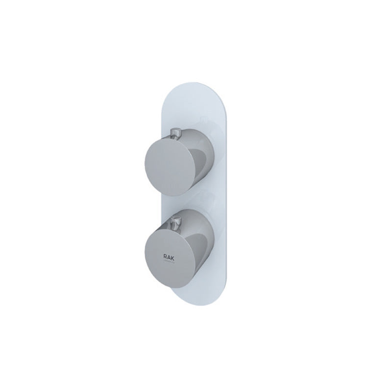 RAK Ceramics Feeling Single Outlet Thermostatic Concealed Shower Valve (2 sizes, 2 styles, 5 colours) - Brand New Bathrooms