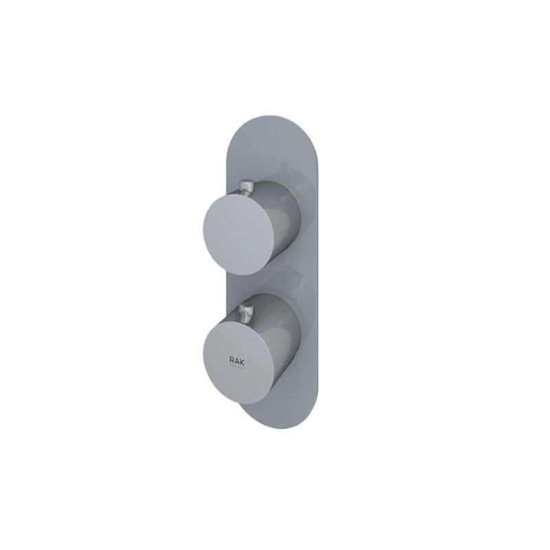 RAK Ceramics Feeling Single Outlet Thermostatic Concealed Shower Valve (2 sizes, 2 styles, 5 colours) - Brand New Bathrooms