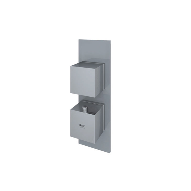 RAK Ceramics Feeling Single Outlet Thermostatic Concealed Shower Valve (2 sizes, 2 styles, 5 colours) - Brand New Bathrooms