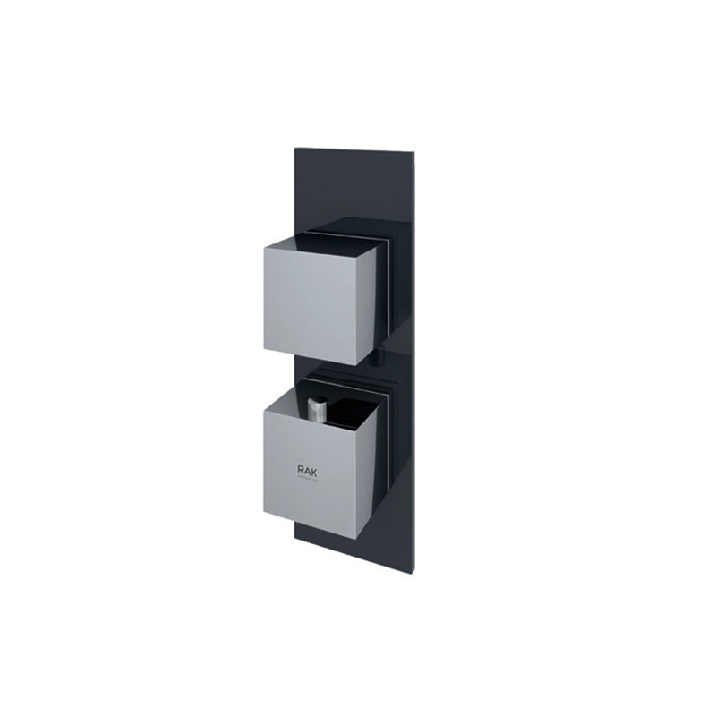 RAK Ceramics Feeling Single Outlet Thermostatic Concealed Shower Valve (2 sizes, 2 styles, 5 colours) - Brand New Bathrooms