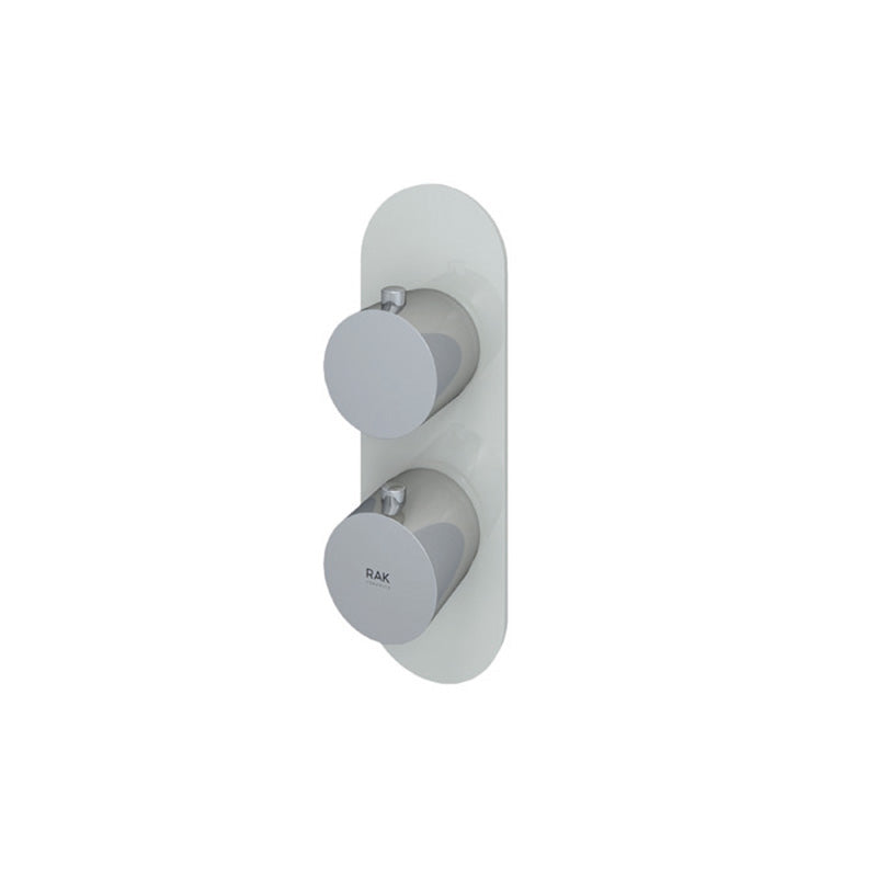 RAK Ceramics Feeling Single Outlet Thermostatic Concealed Shower Valve (2 sizes, 2 styles, 5 colours) - Brand New Bathrooms