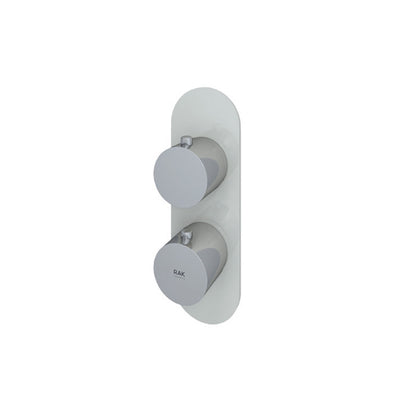 RAK Ceramics Feeling Single Outlet Thermostatic Concealed Shower Valve (2 sizes, 2 styles, 5 colours) - Brand New Bathrooms