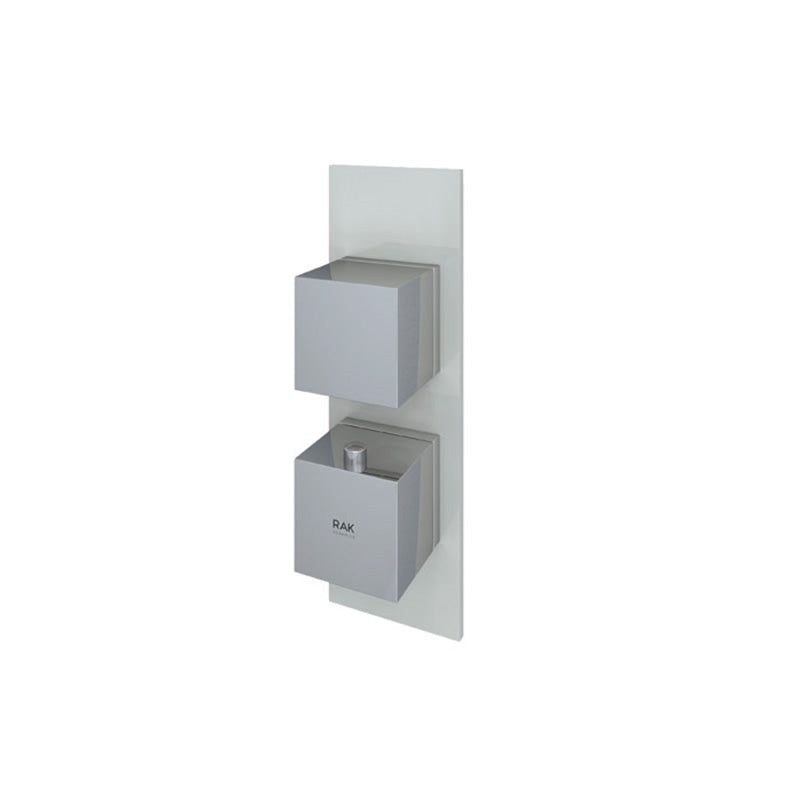 RAK Ceramics Feeling Single Outlet Thermostatic Concealed Shower Valve (2 sizes, 2 styles, 5 colours) - Brand New Bathrooms