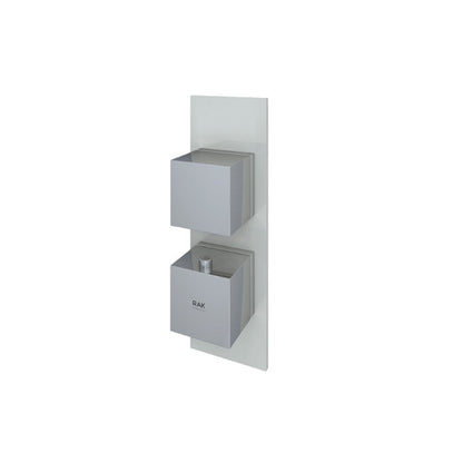 RAK Ceramics Feeling Single Outlet Thermostatic Concealed Shower Valve (2 sizes, 2 styles, 5 colours) - Brand New Bathrooms