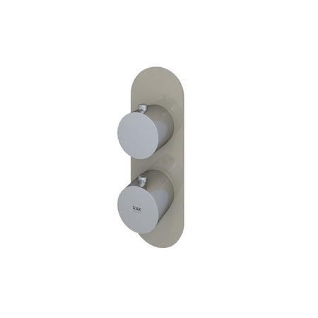 RAK Ceramics Feeling Single Outlet Thermostatic Concealed Shower Valve (2 sizes, 2 styles, 5 colours) - Brand New Bathrooms
