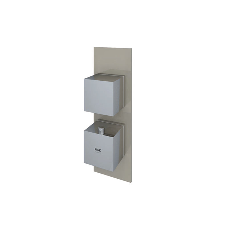 RAK Ceramics Feeling Single Outlet Thermostatic Concealed Shower Valve (2 sizes, 2 styles, 5 colours) - Brand New Bathrooms