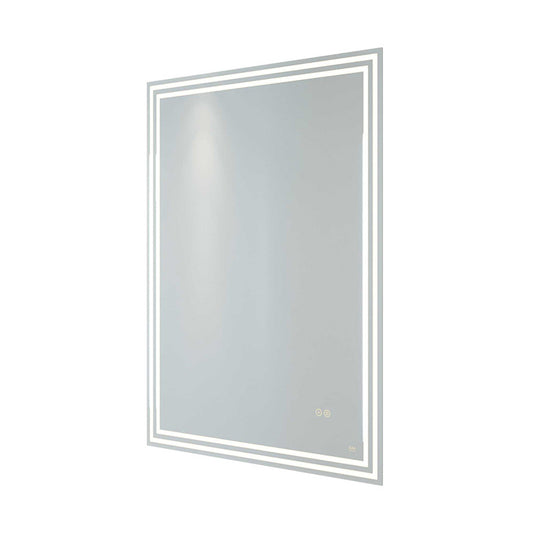 RAK Ceramics Hermes LED Illuminated Portrait Bluetooth Mirror w/demister Shavers Socket and Touch Sensor Switch (1 size, Mirror) - Brand New Bathrooms