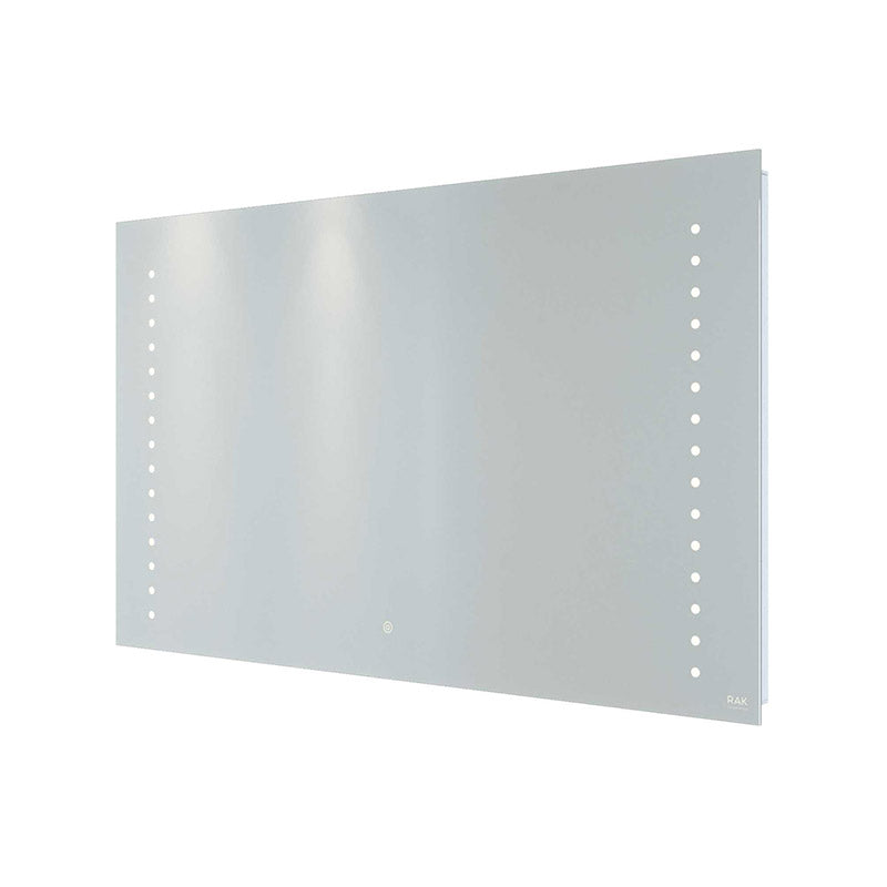 RAK Ceramics Hestia LED Illuminated Landscape Mirror w/ demister Shavers Socket and Touch Sensor Switch (2 sizes, Mirror) - Brand New Bathrooms