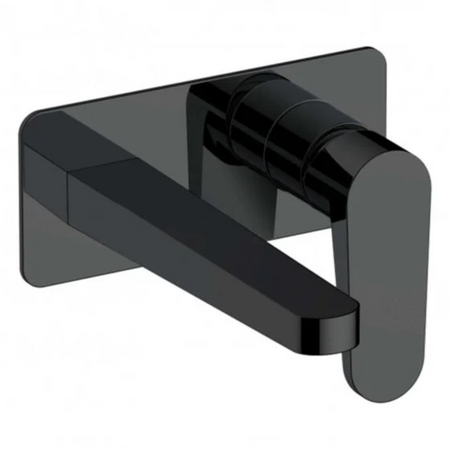 RAK Ceramics Ischia Wall Mounted Basin Mixer with Back Plate (1 size, 4 colours) - Brand New Bathrooms