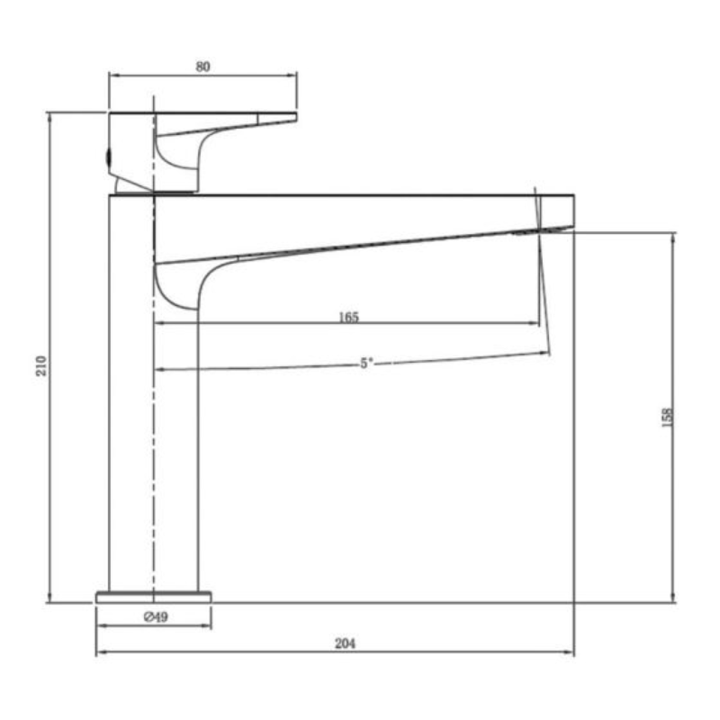 RAK Ceramics Ischia Mid Height Basin Mixer Tap (1 size, 4 colours) - Brand New Bathrooms