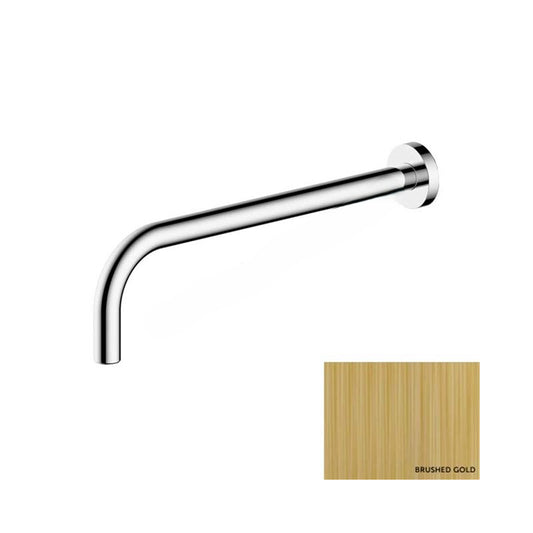 RAK Ceramics 350mm Straight Shower Arm (Brushed Gold)